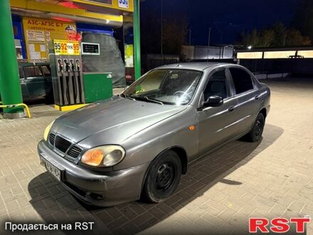 Сірий Деу Ланос, об'ємом двигуна 1.4 л та пробігом 128 тис. км за 1000 $, фото 1 на Automoto.ua