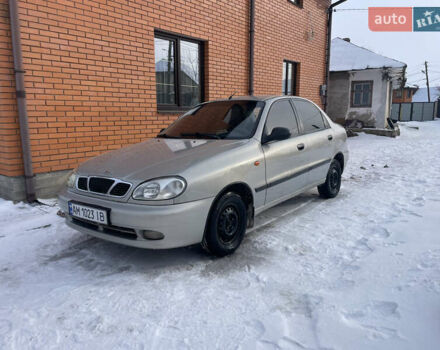 Серый Дэу Ланос, объемом двигателя 1.5 л и пробегом 147 тыс. км за 2350 $, фото 1 на Automoto.ua