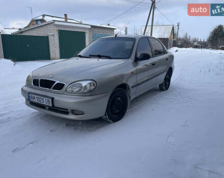 Серый Дэу Ланос, объемом двигателя 1.5 л и пробегом 147 тыс. км за 2350 $, фото 1 на Automoto.ua