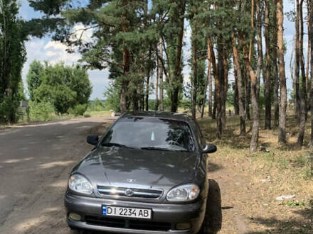 Серый Дэу Ланос, объемом двигателя 1.5 л и пробегом 200 тыс. км за 3000 $, фото 1 на Automoto.ua