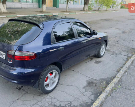 Синий Дэу Ланос, объемом двигателя 1.6 л и пробегом 260 тыс. км за 2500 $, фото 5 на Automoto.ua