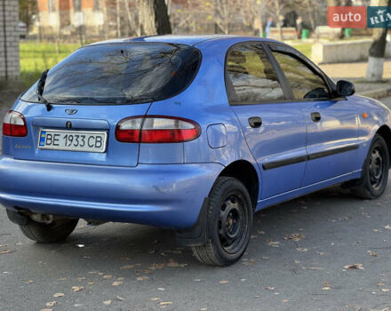 Синий Дэу Ланос, объемом двигателя 1.5 л и пробегом 182 тыс. км за 2700 $, фото 2 на Automoto.ua