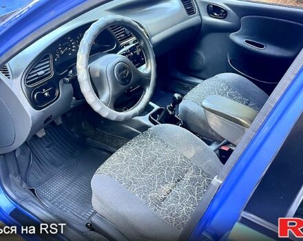 Дэу Ланос 2007 в Кременчуге на Automoto.ua Синий Дэу Ланос, объемом двигателя 1.5 л и пробегом 223 тыс. км за 3500 $, фото 3 на Automoto.ua