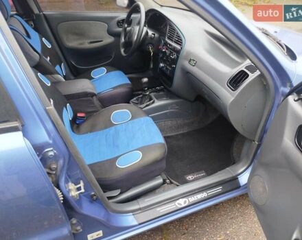 Синий Дэу Ланос, объемом двигателя 1.5 л и пробегом 233 тыс. км за 2600 $, фото 16 на Automoto.ua