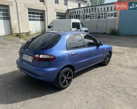 Синий Дэу Ланос, объемом двигателя 1.5 л и пробегом 87 тыс. км за 3650 $, фото 4 на Automoto.ua