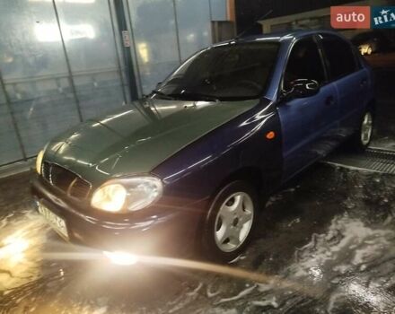 Синий Дэу Ланос, объемом двигателя 1.5 л и пробегом 230 тыс. км за 2150 $, фото 3 на Automoto.ua