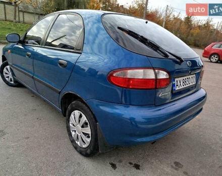 Синий Дэу Ланос, объемом двигателя 1.5 л и пробегом 126 тыс. км за 2900 $, фото 4 на Automoto.ua