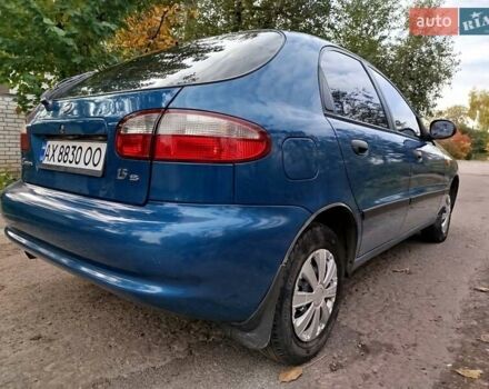 Дэу Ланос 2011 в Харькове на Automoto.ua Синий Дэу Ланос, объемом двигателя 1.5 л и пробегом 126 тыс. км за 3000 $, фото 3 на Automoto.ua