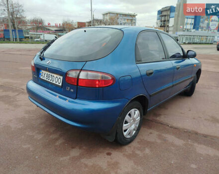 Синий Дэу Ланос, объемом двигателя 1.5 л и пробегом 126 тыс. км за 2750 $, фото 7 на Automoto.ua