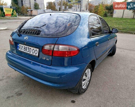 Синий Дэу Ланос, объемом двигателя 1.5 л и пробегом 126 тыс. км за 2900 $, фото 3 на Automoto.ua