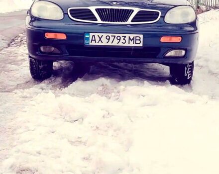 Синий Дэу Ланос, объемом двигателя 2 л и пробегом 270 тыс. км за 1800 $, фото 3 на Automoto.ua