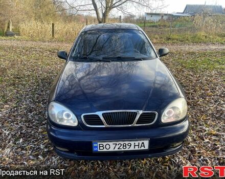 Синий Дэу Ланос, объемом двигателя 1.5 л и пробегом 375 тыс. км за 1750 $, фото 1 на Automoto.ua