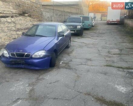 Синий Дэу Ланос, объемом двигателя 1.5 л и пробегом 315 тыс. км за 1300 $, фото 2 на Automoto.ua