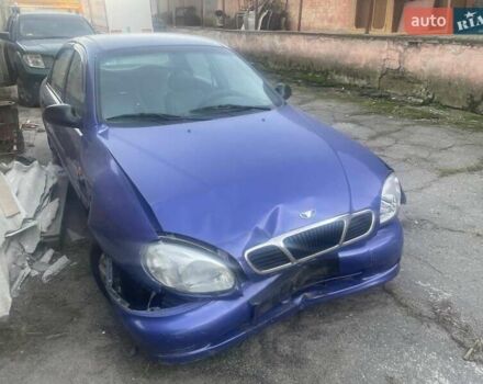 Синий Дэу Ланос, объемом двигателя 1.5 л и пробегом 315 тыс. км за 1300 $, фото 1 на Automoto.ua