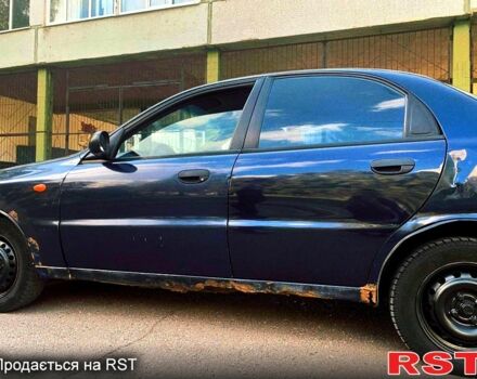 Синий Дэу Ланос, объемом двигателя 1.5 л и пробегом 400 тыс. км за 1450 $, фото 7 на Automoto.ua