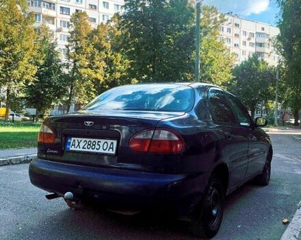Синий Дэу Ланос, объемом двигателя 1.5 л и пробегом 400 тыс. км за 1450 $, фото 2 на Automoto.ua