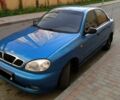 Синий Дэу Ланос, объемом двигателя 1.5 л и пробегом 170 тыс. км за 3500 $, фото 1 на Automoto.ua