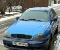 Синий Дэу Ланос, объемом двигателя 1.3 л и пробегом 203 тыс. км за 1050 $, фото 1 на Automoto.ua