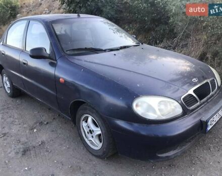 Синий Дэу Ланос, объемом двигателя 1.5 л и пробегом 280 тыс. км за 1100 $, фото 2 на Automoto.ua