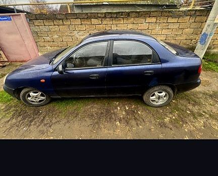 Синий Дэу Ланос, объемом двигателя 1.5 л и пробегом 250 тыс. км за 1650 $, фото 1 на Automoto.ua