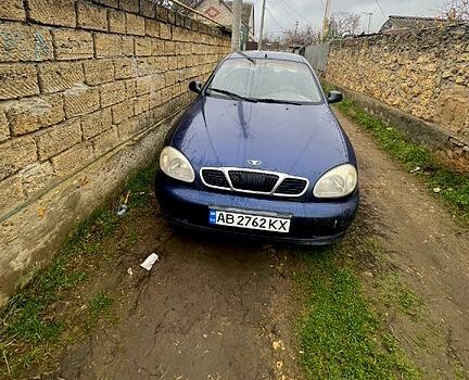 Синий Дэу Ланос, объемом двигателя 1.5 л и пробегом 250 тыс. км за 1650 $, фото 3 на Automoto.ua