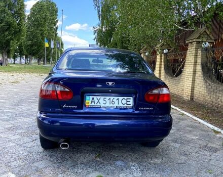 Синий Дэу Ланос, объемом двигателя 1.6 л и пробегом 256 тыс. км за 2300 $, фото 7 на Automoto.ua