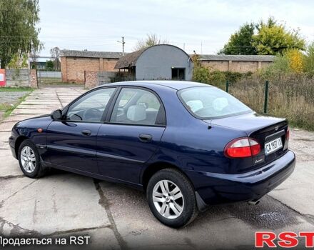 Дэу Ланос 2002 в Золотоноше на Automoto.ua Синий Дэу Ланос, объемом двигателя 1.5 л и пробегом 180 тыс. км за 2850 $, фото 4 на Automoto.ua