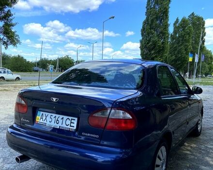 Синий Дэу Ланос, объемом двигателя 1.6 л и пробегом 256 тыс. км за 2300 $, фото 3 на Automoto.ua