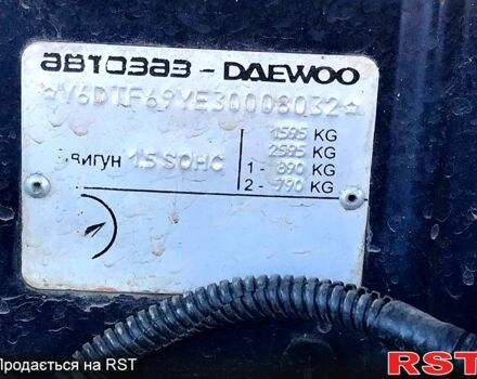 Синий Дэу Ланос, объемом двигателя 1.5 л и пробегом 222 тыс. км за 2700 $, фото 6 на Automoto.ua