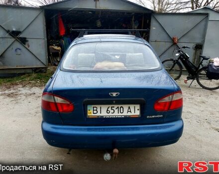 Синій Деу Ланос, об'ємом двигуна 1.5 л та пробігом 75 тис. км за 1200 $, фото 1 на Automoto.ua