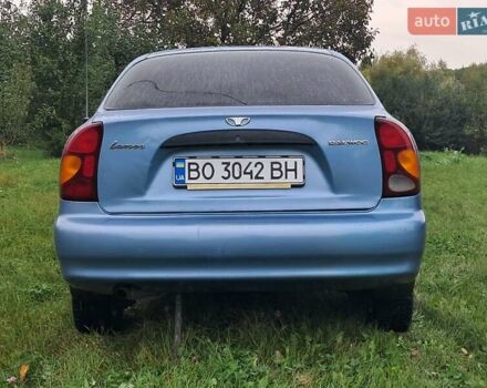 Синий Дэу Ланос, объемом двигателя 1.6 л и пробегом 175 тыс. км за 2350 $, фото 13 на Automoto.ua