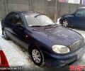 Синий Дэу Ланос, объемом двигателя 1.3 л и пробегом 145 тыс. км за 1200 $, фото 1 на Automoto.ua