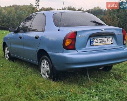 Синий Дэу Ланос, объемом двигателя 1.6 л и пробегом 175 тыс. км за 2350 $, фото 9 на Automoto.ua
