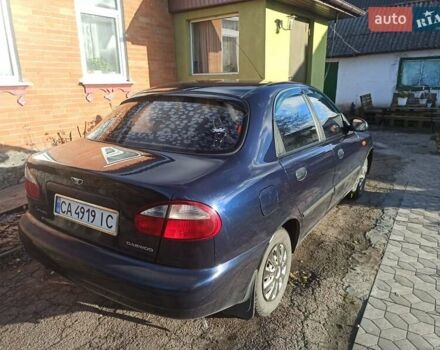 Синий Дэу Ланос, объемом двигателя 1.5 л и пробегом 152 тыс. км за 3000 $, фото 7 на Automoto.ua