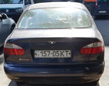 Синий Дэу Ланос, объемом двигателя 1.5 л и пробегом 300 тыс. км за 2100 $, фото 1 на Automoto.ua