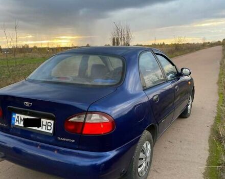 Дэу Ланос 2003 в Коростене на Automoto.ua Синий Дэу Ланос, объемом двигателя 1.5 л и пробегом 218 тыс. км за 2400 $, фото 2 на Automoto.ua