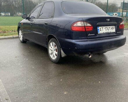 Синий Дэу Ланос, объемом двигателя 1.5 л и пробегом 329 тыс. км за 2400 $, фото 1 на Automoto.ua