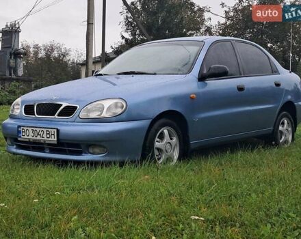 Синий Дэу Ланос, объемом двигателя 1.6 л и пробегом 175 тыс. км за 2350 $, фото 7 на Automoto.ua