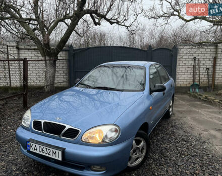 Синий Дэу Ланос, объемом двигателя 1.6 л и пробегом 107 тыс. км за 2999 $, фото 2 на Automoto.ua