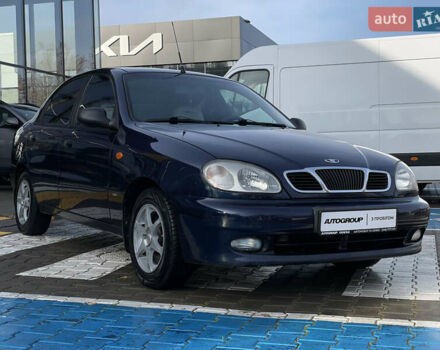 Синий Дэу Ланос, объемом двигателя 1.5 л и пробегом 185 тыс. км за 2999 $, фото 3 на Automoto.ua