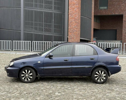 Синий Дэу Ланос, объемом двигателя 1.5 л и пробегом 180 тыс. км за 2500 $, фото 4 на Automoto.ua