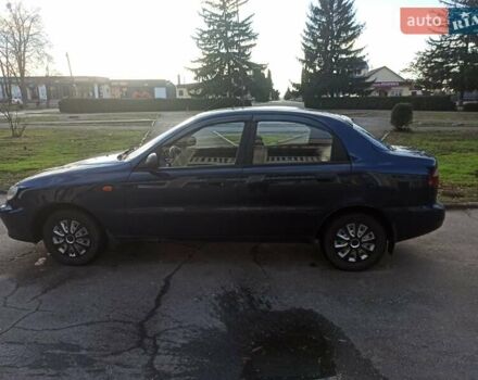 Синий Дэу Ланос, объемом двигателя 1.5 л и пробегом 152 тыс. км за 3000 $, фото 1 на Automoto.ua