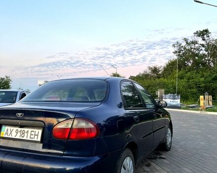 Синий Дэу Ланос, объемом двигателя 1.3 л и пробегом 200 тыс. км за 1070 $, фото 4 на Automoto.ua