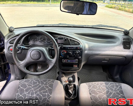 Синий Дэу Ланос, объемом двигателя 1.5 л и пробегом 173 тыс. км за 2700 $, фото 7 на Automoto.ua