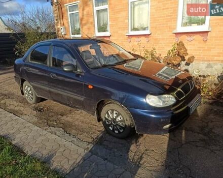 Синий Дэу Ланос, объемом двигателя 1.5 л и пробегом 152 тыс. км за 3000 $, фото 8 на Automoto.ua