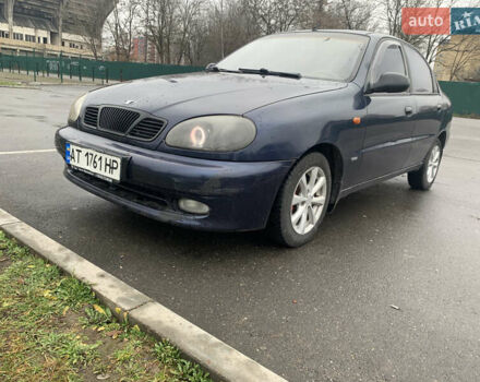 Синий Дэу Ланос, объемом двигателя 1.5 л и пробегом 329 тыс. км за 2400 $, фото 4 на Automoto.ua