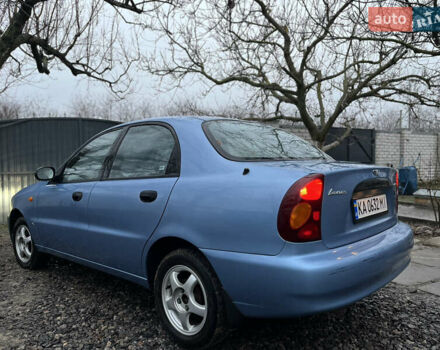 Синий Дэу Ланос, объемом двигателя 1.6 л и пробегом 107 тыс. км за 2999 $, фото 6 на Automoto.ua