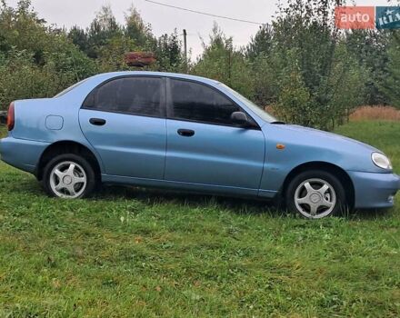 Синий Дэу Ланос, объемом двигателя 1.6 л и пробегом 175 тыс. км за 2350 $, фото 18 на Automoto.ua