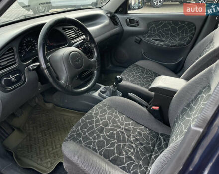 Синий Дэу Ланос, объемом двигателя 1.5 л и пробегом 185 тыс. км за 2999 $, фото 13 на Automoto.ua