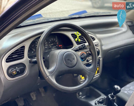 Синий Дэу Ланос, объемом двигателя 1.5 л и пробегом 197 тыс. км за 2550 $, фото 12 на Automoto.ua